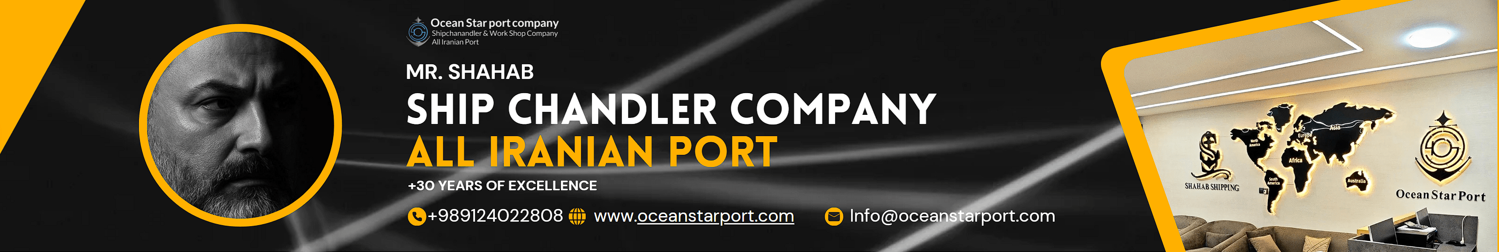 Ocean Star Port ship chandling and marine supply in Iran