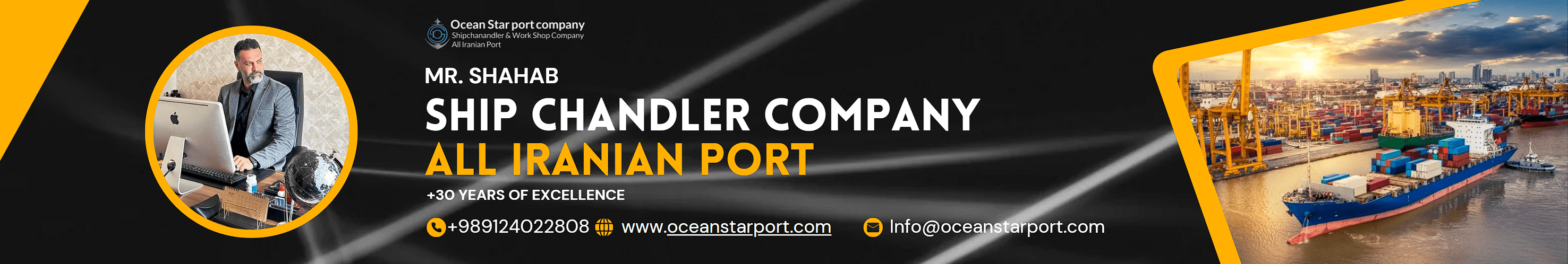 Ocean Star Port ship chandling and marine supply in Iran