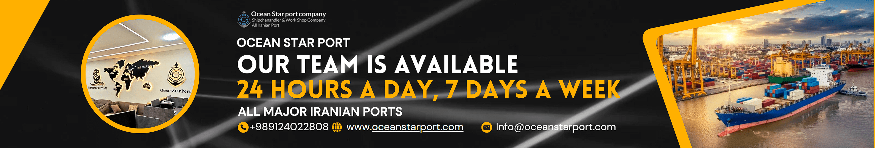 Ocean Star Port ship chandling and marine supply in Iran