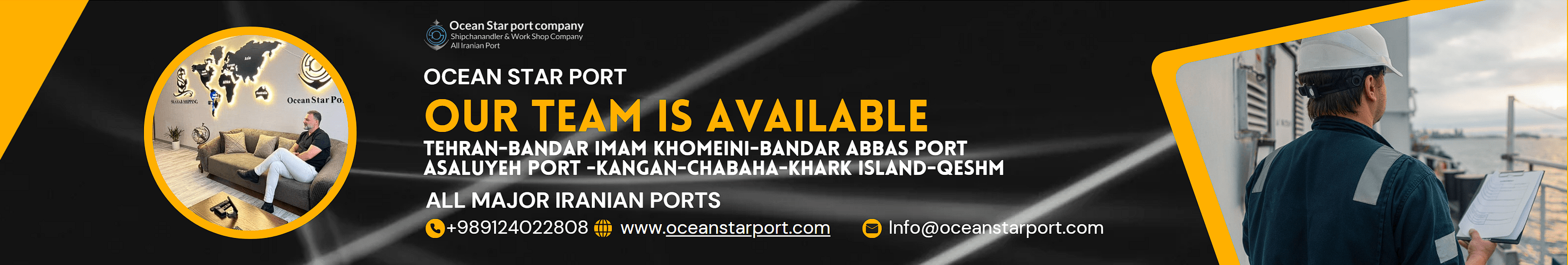 Ocean Star Port ship chandling and marine supply in Iran