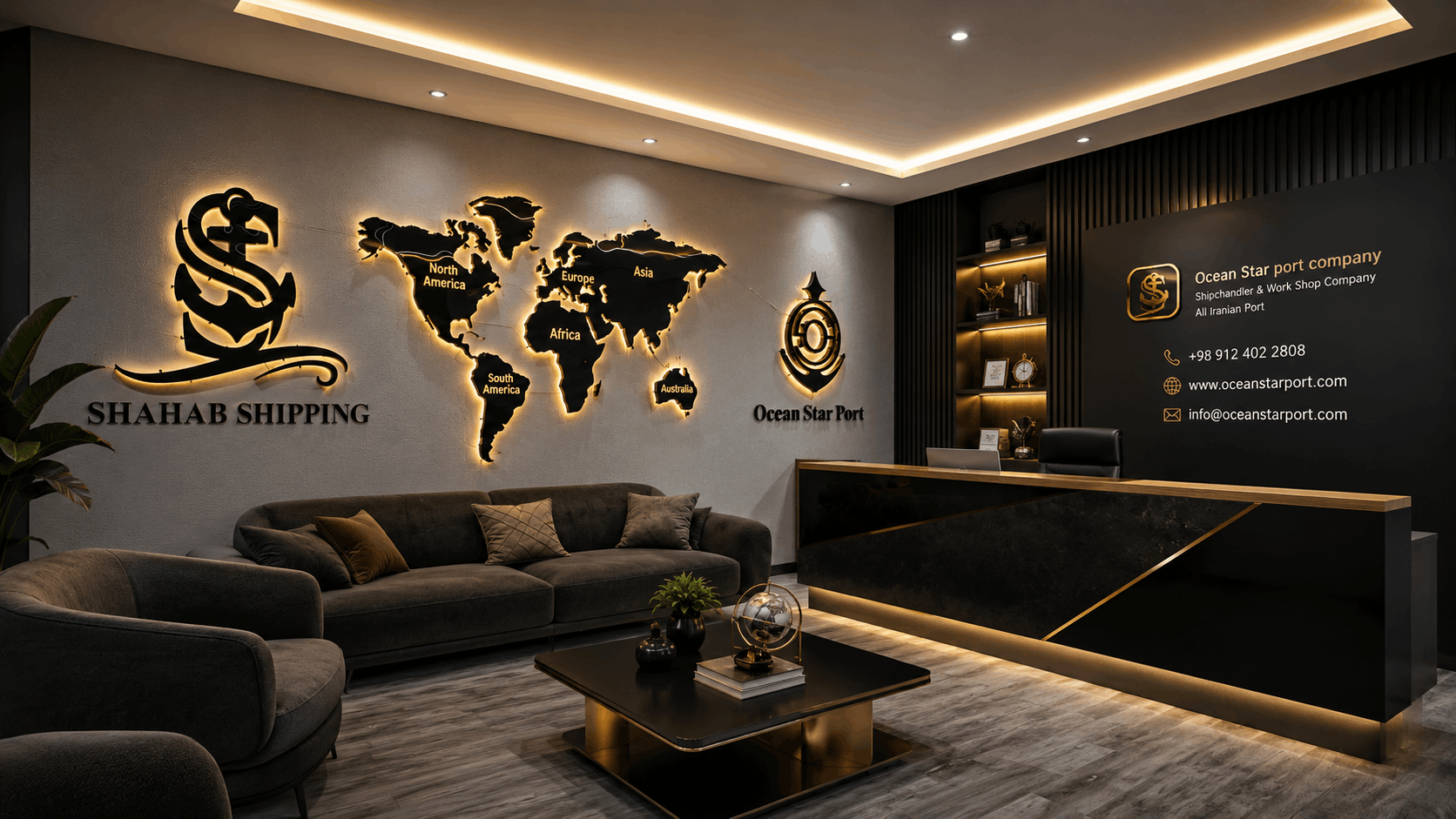 ship chandler and marine supply company serving all major Iranian ports