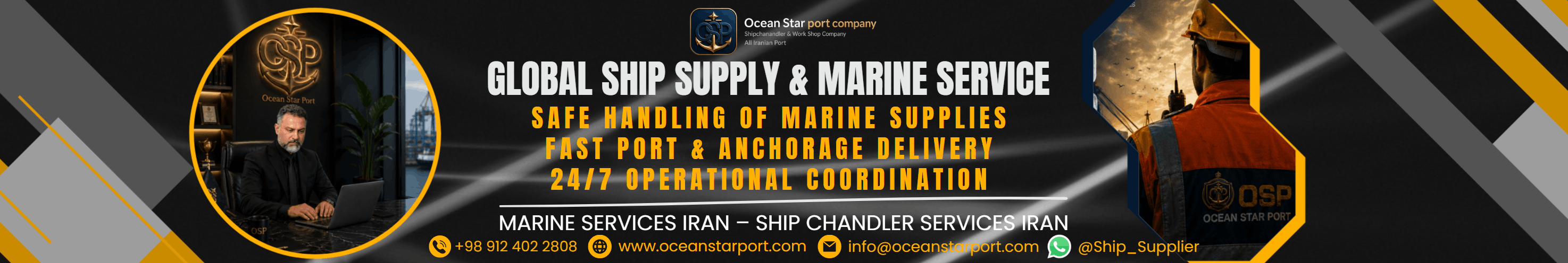 Ocean Star Port ship chandling and marine supply in Iran
